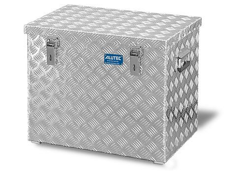 DENIOS Transportkiste aus Aluminium-Riffelblech, 120 Liter Volumen, 254870