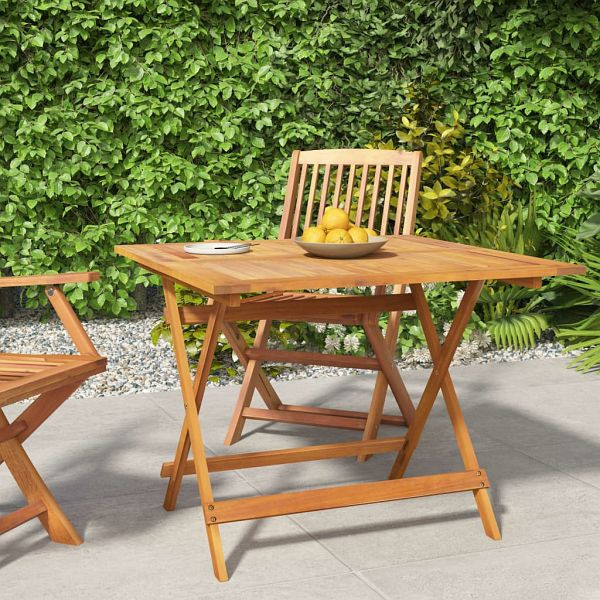 vidaXL Gartentisch Klappbar 90x90x75 cm Massivholz Akazie, 319671