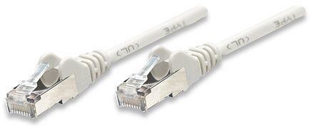 INTELLINET Netzwerkkabel, Cat5e, SF/UTP, CCA, RJ45-Stecker/RJ45-Stecker, 2,0 m, grau, 330527