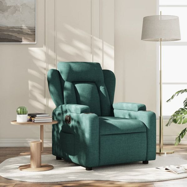 vidaXL Relaxsessel Dunkelgrün Stoff, Füllmaterial: Schaumstoff, PP-Faser, 372409