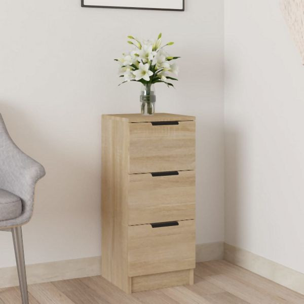 vidaXL Sideboard Sonoma-Eiche 30x30x70 cm Holzwerkstoff, 811157