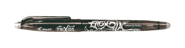 PILOT Tintenroller FriXion Ball 0.5 - 0,3 mm, schwarz, radierbar, BL-FR5-B