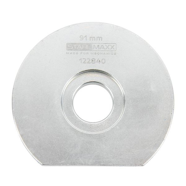 Stahlmaxx Druckstück, rund, flach, 91 mm, für Lager, Buchsen, Dichtringe, XXL-122840