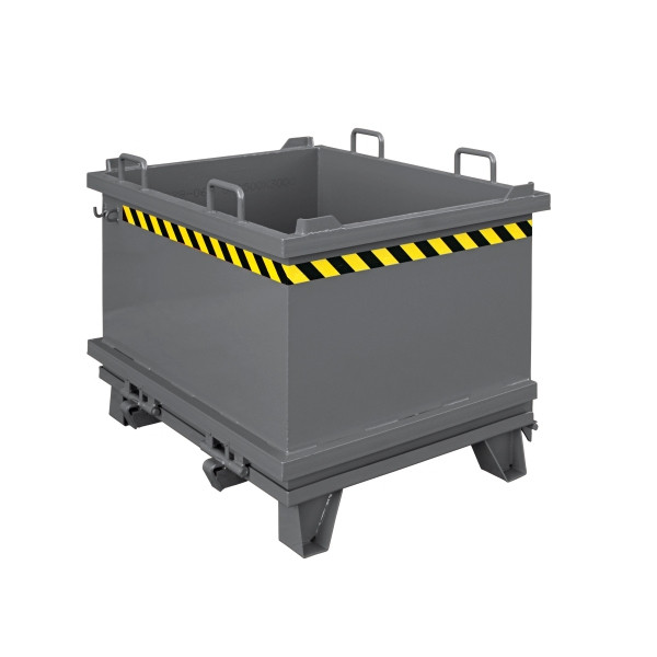 Eichinger Industrie Klappbodenbehälter, 1000 kg, 500 Liter anthrazitgrau, 20320800000096