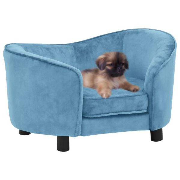 vidaXL Hundesofa Türkis 69x49x40 cm Plüsch, für Katzen, 171026