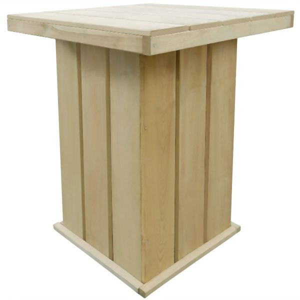 vidaXL Bartisch 75x75x110 cm Kiefernholz Imprägniert, 44910
