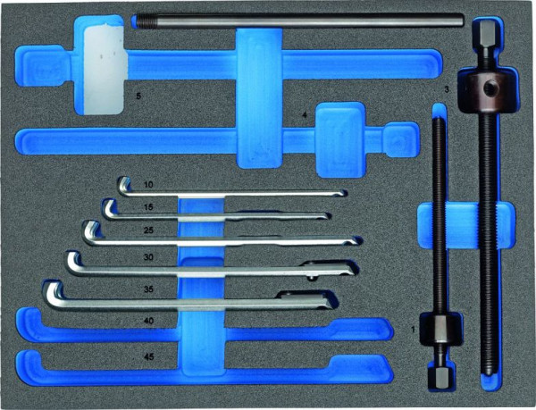 GEDORE Kugellagerabzieher-Satz in Modul, 2 Köpfe, 2964414