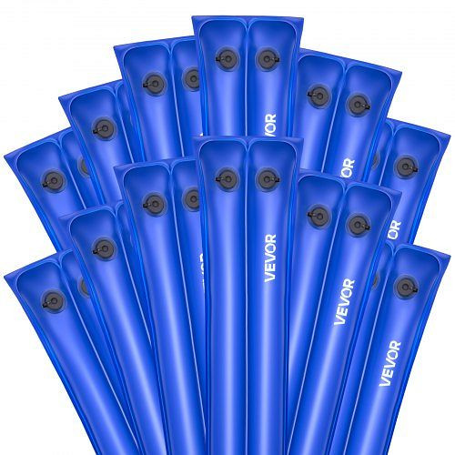 VEVOR Pool Beschwerungssäcke, VE: 12 Stück à 238 cm, 0,4 mm PVC, auslaufsicher, zur Befestigung von Poolabdeckungen, blau, YCGSGSQ8FT12DNGTW001V0