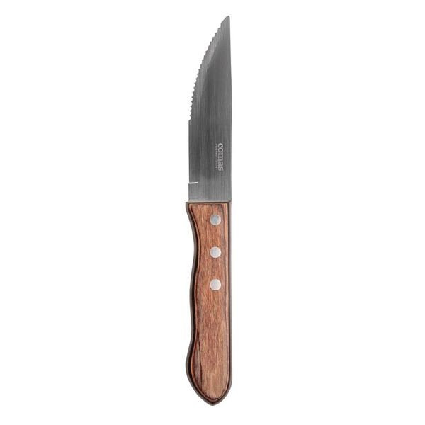 Comas Churrasco Steakmesser 25cm, VE: 6 Stück, breite, superscharfe Edelstahlklingen, DY413