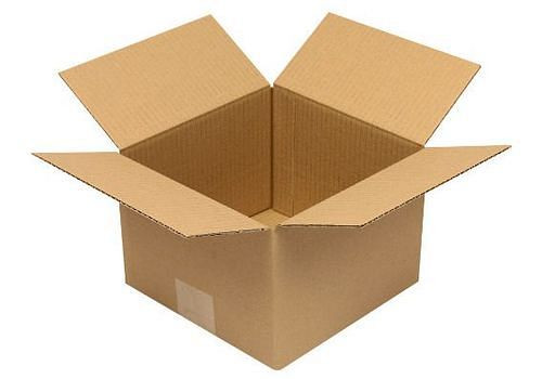 TransPak Wellpapp-Faltkarton 1-wellig, Innenmaß 200 x 200 x 140 mm, Qualität 1.10B, VE: 50 Stück, 299218