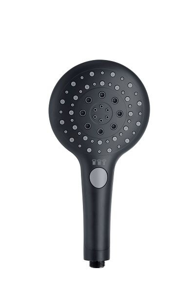 Sanotechnik Handbrause matt schwarz 13cm 3 Funktionen, AS411K