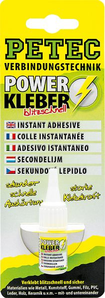 Petec Power Kleber, 3g Sb-Karte, VE: 10 Stück, 93403