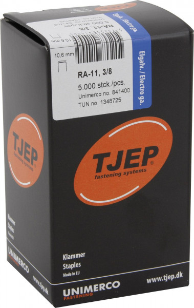 TJEP RA-11 3/8 Klammer, verzinkt Box 5.000 Stück, 841400