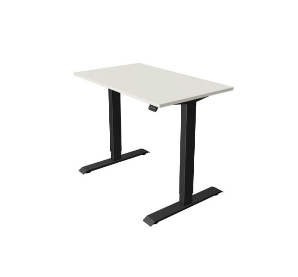 Kerkmann Kompakttisch B 1000 x T 600 mm, elektrisch höhenverstellbar von 740-1230 mm, Weiß, (Montage), 10180010-1