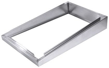 Contacto Edelstahlrahmen für GN 1/1 schräg von 4,5 auf 10 cm, 7029/011