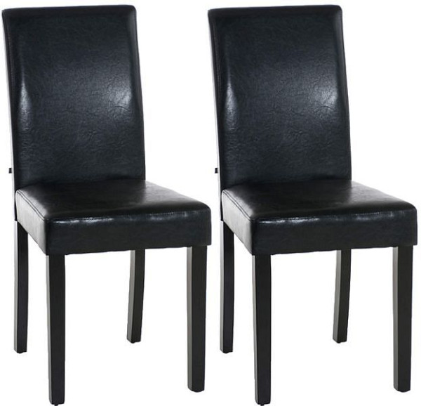 CLP 2er Set Esszimmerstuhl Ina schwarz, schwarz, 181066401