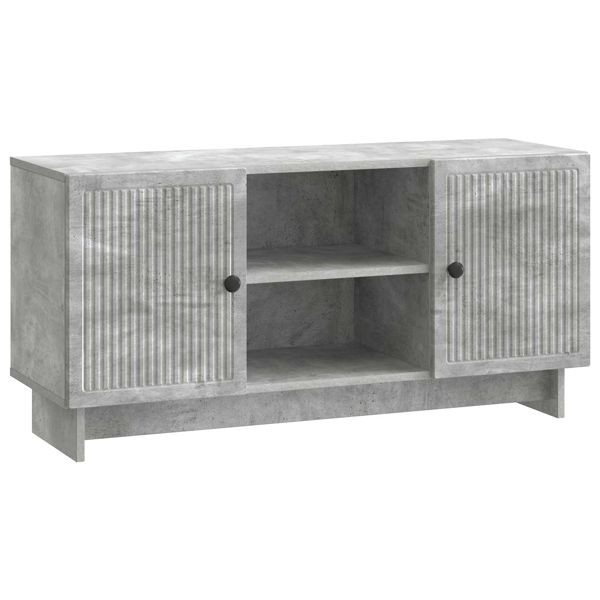 vidaXL TV-Schrank Beton Grau 102 x 34,5 x 50 cm Holzwerkstoff, 894008
