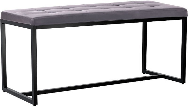 CLP Sitzbank Barci B Kunstleder, grau, 325070, 4255716336868