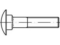 Produktbild von Flachrundschrauben DIN 603 A 2 M 8 x 100 VE=S (100 Stück) Flachrundschrauben DIN 603 A 2 M 8 x 100 VE=S (100 Stück)