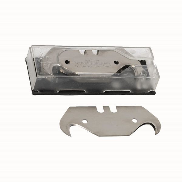 BRINKO Klingen-Dispenser Haken, VE: 10 Hakenklingen passend zu Universalmesser Art. Nr. 2991, 2993