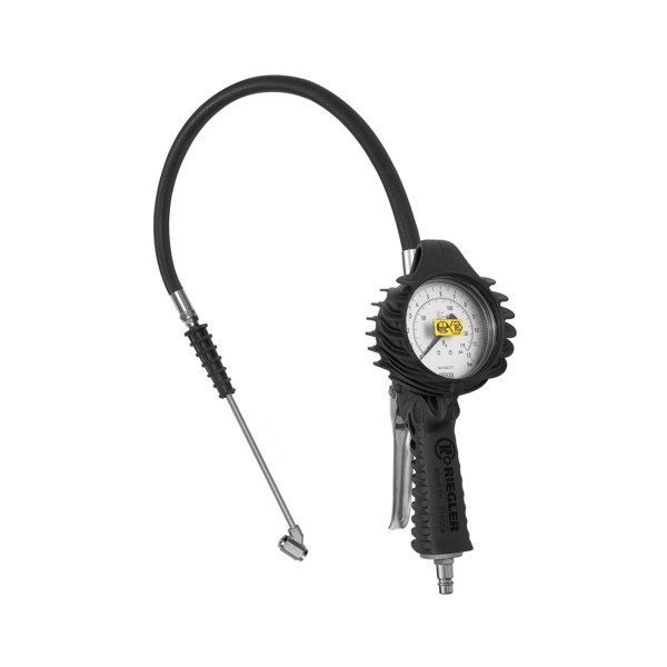 Riegler Standard-Handreifenfüllmesser TS, Mano Ø 80 mm, geeicht, 0 - 12 bar, 136786