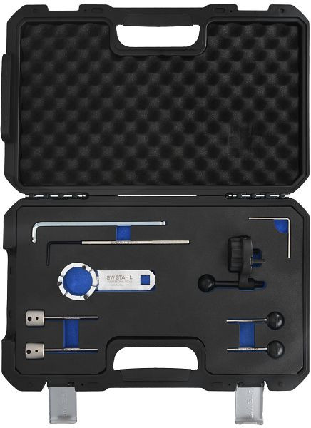 SW-Stahl Motor Einstellwerkzeugsatz, VAG, für Reparaturarbeiten an 1.6 und 2.0 Liter VAG TDI Common-Rail Motoren, 26365L