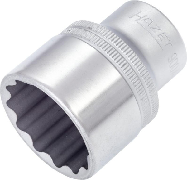 Hazet Steckschlüsseleinsatz, Doppelsechskant, Vierkant hohl 12,5 mm, Außen-Doppel-Sechskant-Tractionsprofil, 1.3/16 ", 900AZ-1.3/16