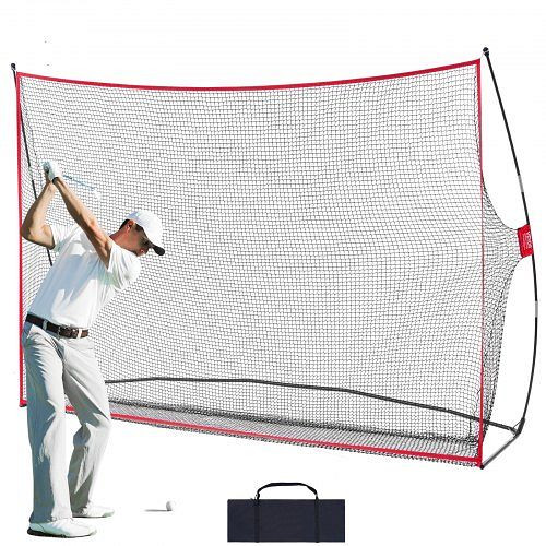 VEVOR Golf-Übungsnetz, 329x217cm, Persönliche Driving Range für den Innen- und Außenbereich, Tragbar für zu Hause, mit Fiberglasrahmen, ZJK10X7YCDW0FFLLXV0