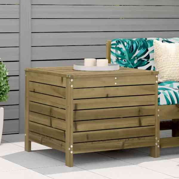 vidaXL Gartenhocker 62x63,5x53,5 cm Kiefernholz Imprägniert, 844907