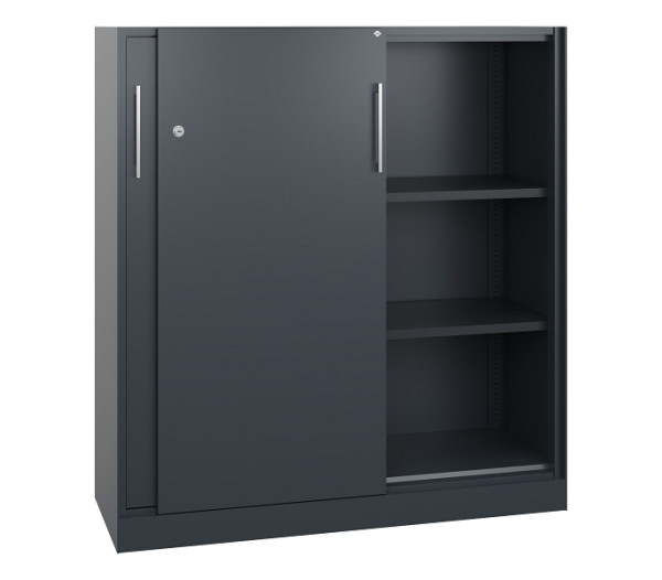 C+P Schiebetürenschrank Asisto, H1310xB1200xT435mm, 7016/7016, 142031-000 S10167