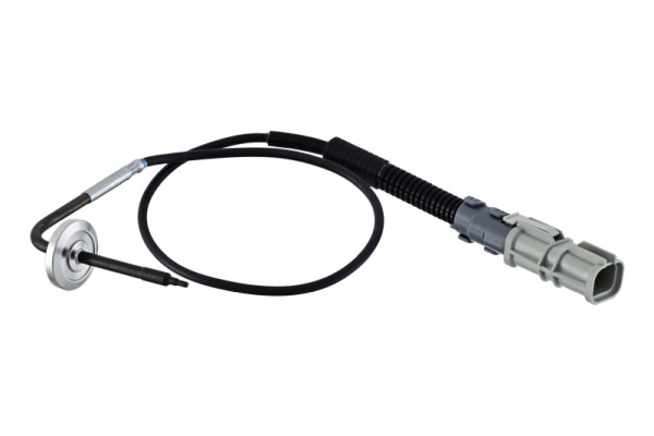 HELLA Sensor, Abgastemperatur, 2-polig, geschraubt, Kabel: 450mm, 6PT 358 181-851