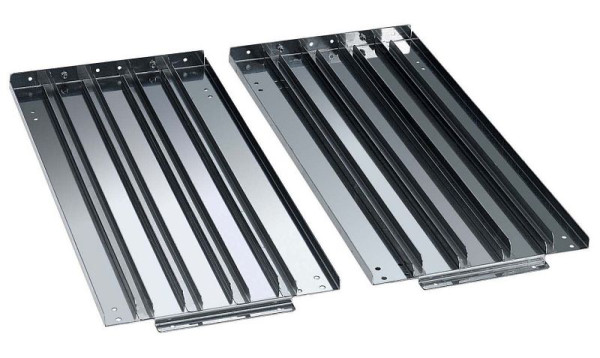 ZANUSSI Schienengestell li / re, für 4 x GN 1/1, für Unterbauschränke der Serie EVO 900, 406206145