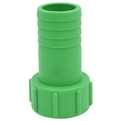 DENIOS IBC-Adapter, mit Schlauchtülle 2, mit Grobgewinde S60x6, mit Verdrehschutz, VE: 3 Stück, 311448