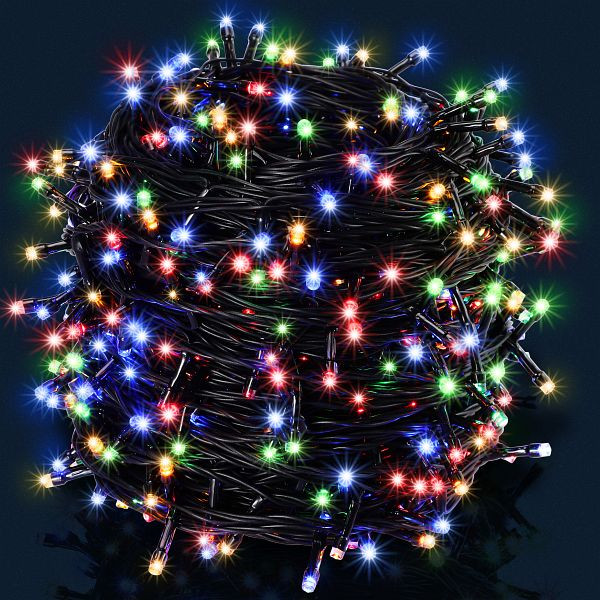 monzana Lichterkette Weihnachten Bunt 40m, 109476, 4251776920702