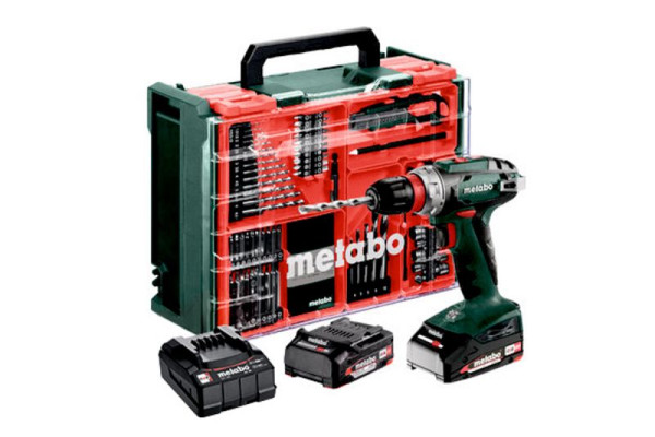 metabo Akku-Bohrschrauber BS 18 Quick Set Kunststoffkoffer, 602217710