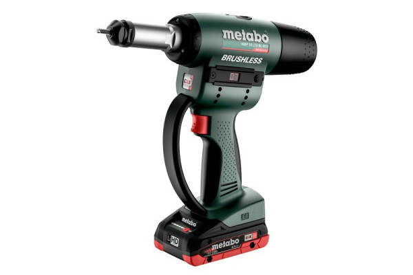 metabo Akku-Nietmutternpistole NMP 18 LTX BL M10 metaBOX 145 M, inkl. Akkus und Ladegerät, 601788800