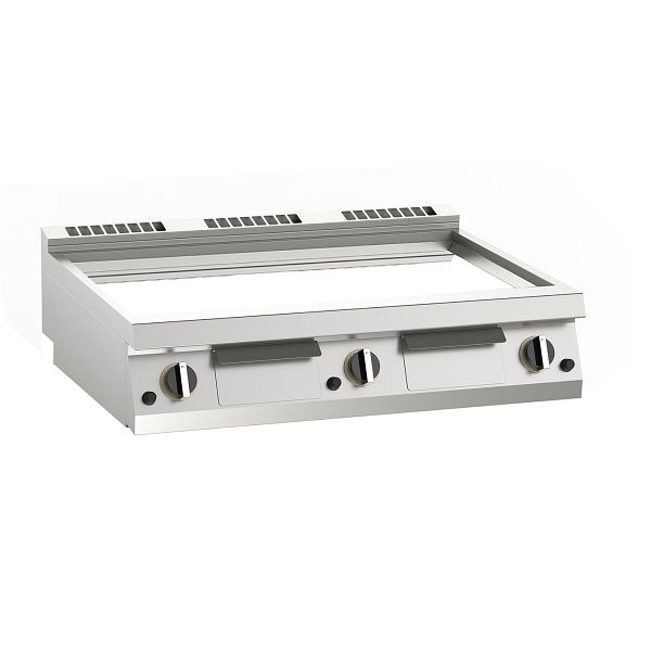 KBS Gas-Grillplatte glatt verchromt 21kW mit 3 Heizzonen, Auftischgerät, 10422438