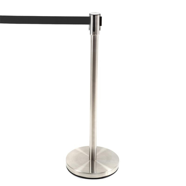 ALLPAX Stange für Eleganter STOPPO Abgrenzungsständer, matt, Zugband SCHWARZ, 10001975