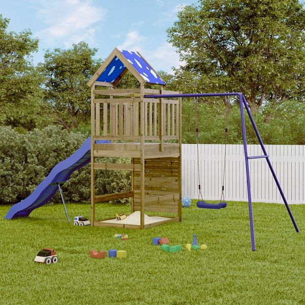 vidaXL Spielturm Imprägniertes Kiefernholz, Top-Qualität, 3279198