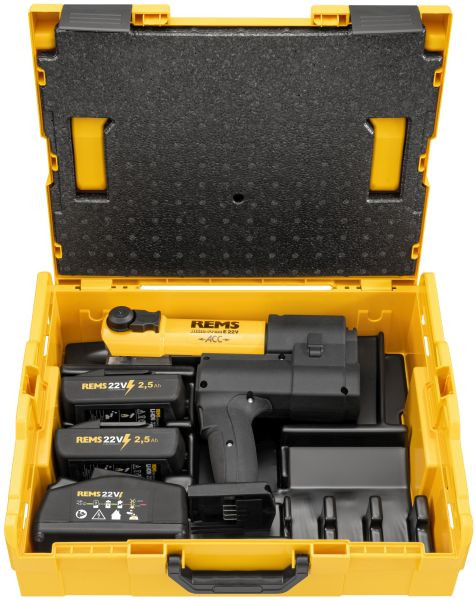 REMS Akku-Press E 22V ACC Basic-Pack L-Boxx + Akku 2,5 Ah, 576061 R220