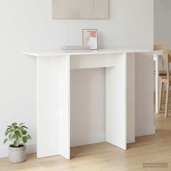 vidaXL Konsolentisch Weiß 100 x 30 x 75 cm Holzwerkstoff, 8001167