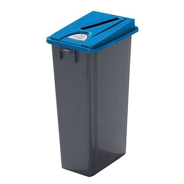 Probbax Wertstoffsammler 80 l Einwurfschlitz, Wertstoffpiktogramme, 727658+727630