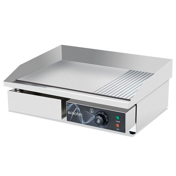 Vaiotec EASYLINE Elektro Grillplatte Breite 550 mm, Grillfläche gerillt und glatt, 11026