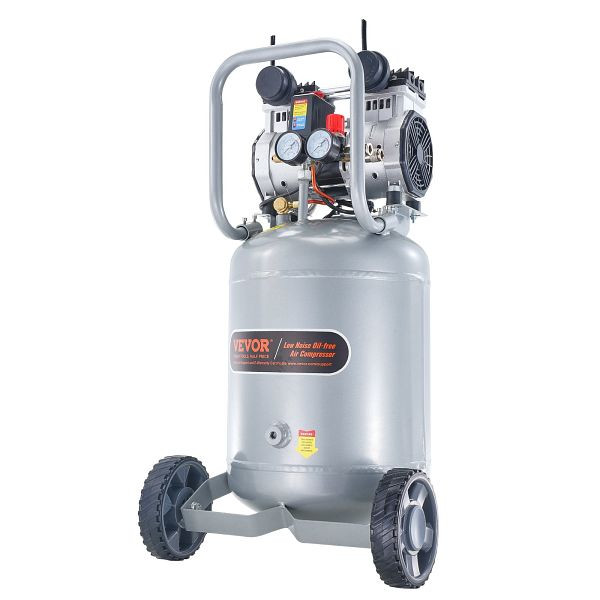 VEVOR Luftkompressor 49L 2HP ölfrei 8bar Einphasig Geräuschpegel ≤63dB Ideal zum Aufpumpen von Reifen Autoreparaturen Malerarbeiten, 13JLLSKYJ20H1YVPNV2