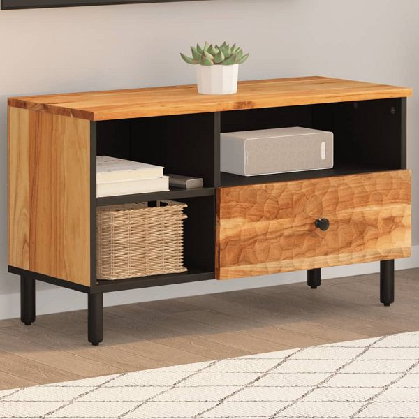 vidaXL TV-Schrank 80x33x46 cm Massivholz Akazie, 356872