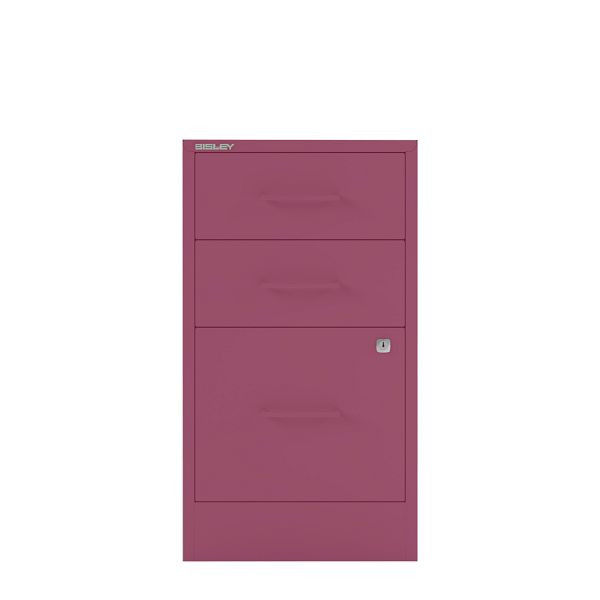 Bisley Home Filer, 2 Universal-, 1 HR-Schublade, Stahlgriff, 621 beere, PFA3SH621