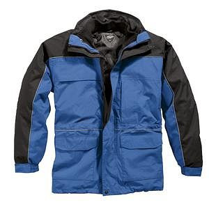 Korsar Kapuzenjacke Montego 2 royalblau schwarz in Größe L, 3371215797