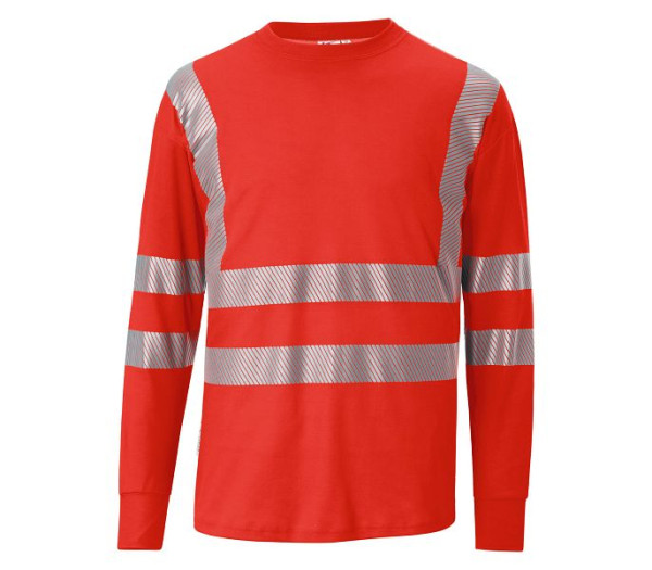 Kübler REFLECTIQ Longsleeve PSA 2, Farbe: warnrot, Größe: XXL, 5045 8227-54-XXL