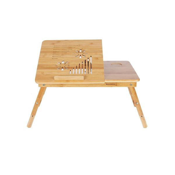 SONGMICS Verstellbarer Laptoptisch Bambus, LLD002, 6955880345168