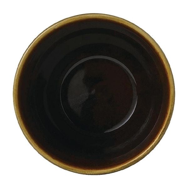 Churchill Super Vitrified Nourish Black Onyx Zweifarbige Chip-Becher, 291 ml, (12 Stück), FD816